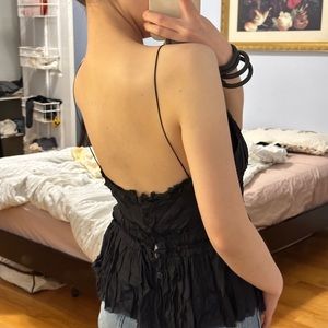 Chloe vintage black camisole tank top